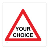CC515 Traffic Your Words Choice Pick Triangle