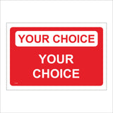 CC520 Your Choice Words Custom Red White Bar
