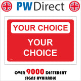CC520 Your Choice Words Custom Red White Bar