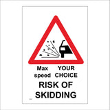 CC527 Maximum Speed Risk Of Skidding
