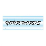 CM015 Bathroom Personalised Custom Made Door Plaque Sign