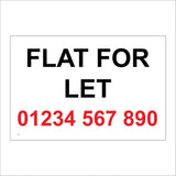 CM074 Flat For Let Tel: Sign