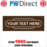 Legomas 300mm x 100mm Totem Sign