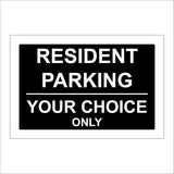 CM335 Resident Parking No 9 Building Name Choice Personalise