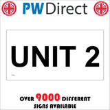 CM358 Unit 2 Two Building Number Location Your Choice Personalise