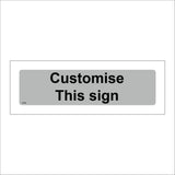 CM368 Customise This Sign Grey Black Poem Verse Choice Words
