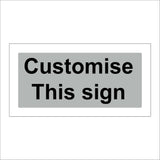 CM369 Customise This Sign Grey Black Poem Verse Choice Words