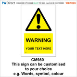 AWBP006 Custom Sign Made To Order High Voltage E-Bike Electric Vehicle