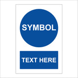 CMA03 Create Your Own Unique Custom Printed  Label Picture Symbol Design Sign