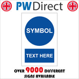 CMA03 Create Your Own Unique Custom Printed  Label Picture Symbol Design Sign