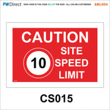 ABL004 Custom Construction Traffic Tidy Site Safety Entrance Signs