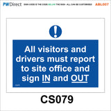 ABL007 Construction Site Safety PPE Keep Out Danger Office