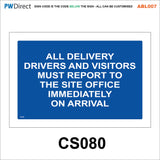 ABL007 Construction Site Safety PPE Keep Out Danger Office