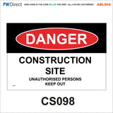 ABL004 Custom Construction Traffic Tidy Site Safety Entrance Signs