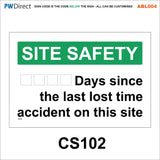 ABL004 Custom Construction Traffic Tidy Site Safety Entrance Signs