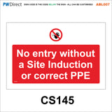 ABL007 Construction Site Safety PPE Keep Out Danger Office