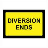 CS148 Diversion Ends Sign