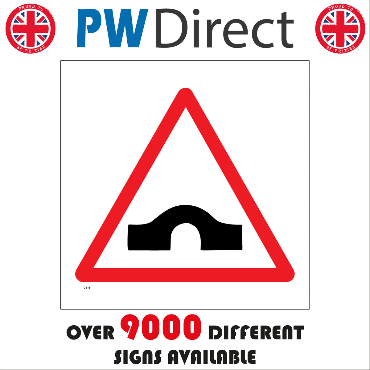 Bridge Panel Sign Bridge Sign with Bridge Triangle – PWDirect