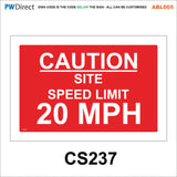 ABL005 Site Entrance Right Left Arrow Access Demolition Traffic