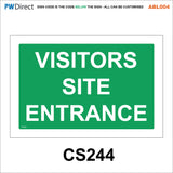 ABL004 Custom Construction Traffic Tidy Site Safety Entrance Signs