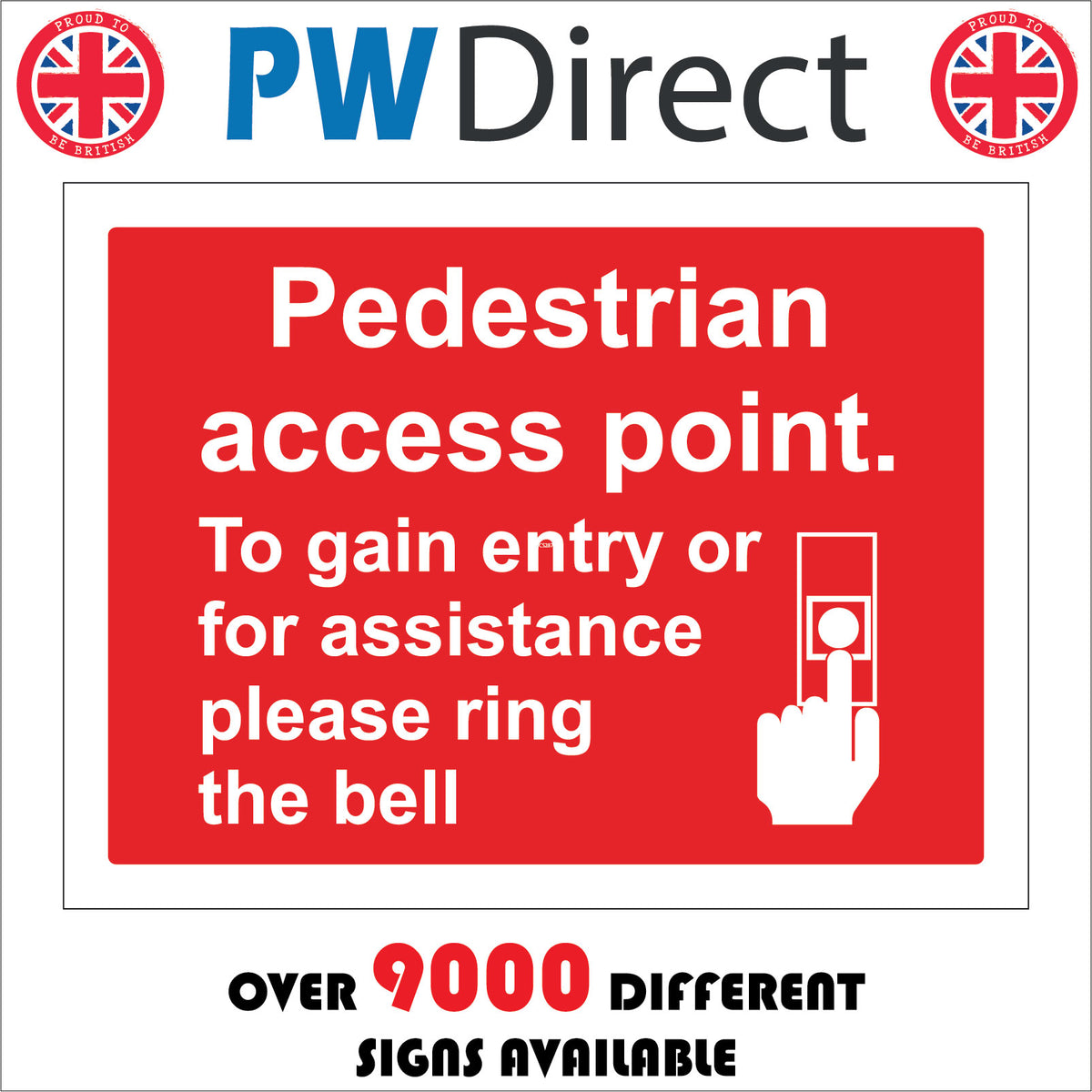 Pedestrian Access Point. To Gain Entry Or For Assistance Please Ring ...