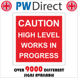 CS311 Caution High Level Work In Progress Sign
