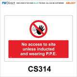 ABL007 Construction Site Safety PPE Keep Out Danger Office