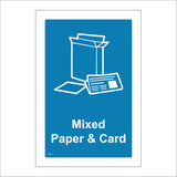 CS373 Mixed Paper & Card Recycling Recycle Green Eco Planet