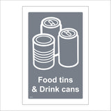 CS375 Food Tins & Drink Cans Recycling Recycle Green Eco