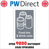 CS375 Food Tins & Drink Cans Recycling Recycle Green Eco