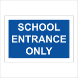 CS383 School Entrance Only