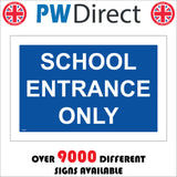 CS383 School Entrance Only