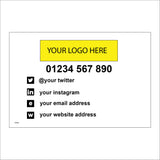 CS405 Your Logo Telephone Email Instagram Twitter Details