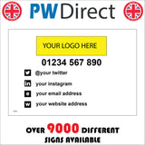 CS405 Your Logo Telephone Email Instagram Twitter Details