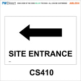 ABL004 Custom Construction Traffic Tidy Site Safety Entrance Signs
