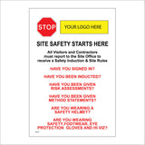 CS419 Site Safety Starts Here Stop Your Logo