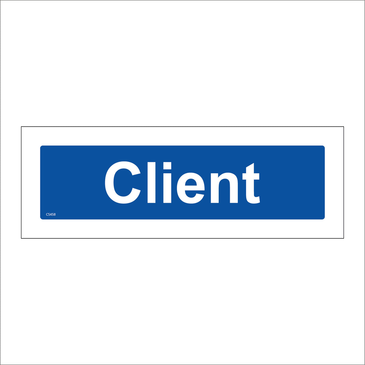 Client Name Room Door Plaque Customer Area Space – PWDirect