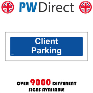 CS459 Client Parking Only Space Customer Contact