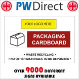 CS462 Packaging Cardboard Recycling Waste Recycle Your Logo