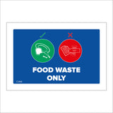 CS468 Food Waste Only Bin Recycle Skip Rubbish