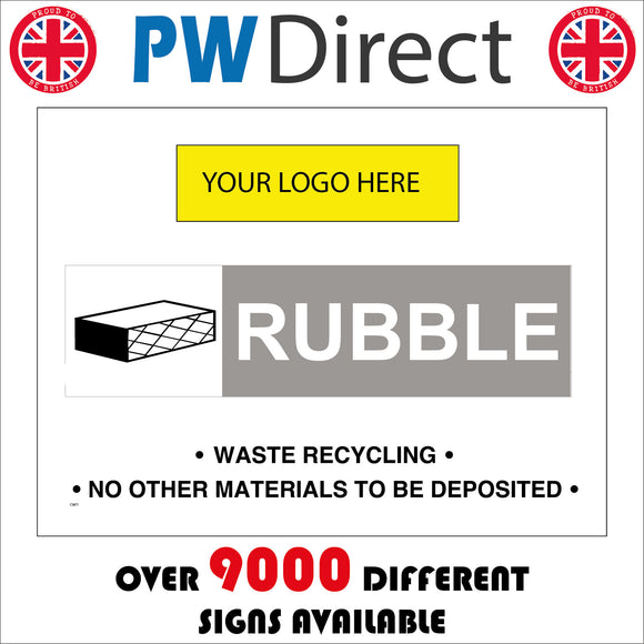 CS471 Rubble Recycling Waste Recycle Your Logo