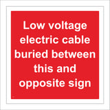 CS479 Low Voltage Electric Cable Buried Between Signs