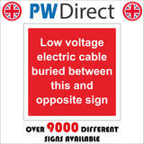 CS479 Low Voltage Electric Cable Buried Between Signs