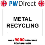 CS498 Metal Recycling Only Recycle Skip Bin Waste