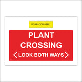 CS519 Plant Crossing Look Both Ways Arrows Logo Name Company