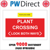 CS519 Plant Crossing Look Both Ways Arrows Logo Name Company