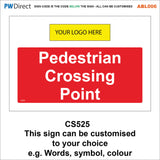 ABL006 Danger Construction Keep Out Site Safety Speed Limit Signs