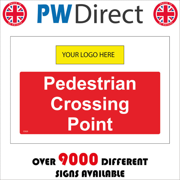 CS525 Pedestrian Crossing Point Building Site Logo Name Company