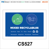 ABL003 Recycling Choice Custom Text Words Refuse Bins Dog Poo