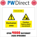 CS532 Exclusion Area Heavy Plant Movement Logo Company Name